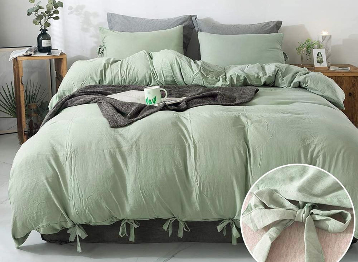 The Best Sage Green Duvet Cover of 2023 American Cowboy Reviews